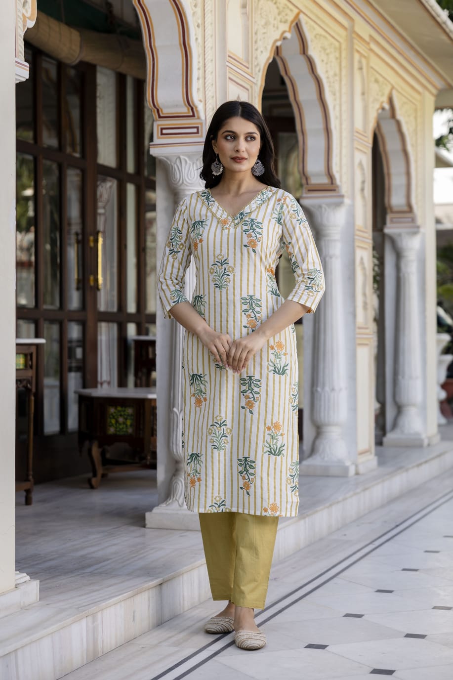 Sunlit Cream Cotton Set
