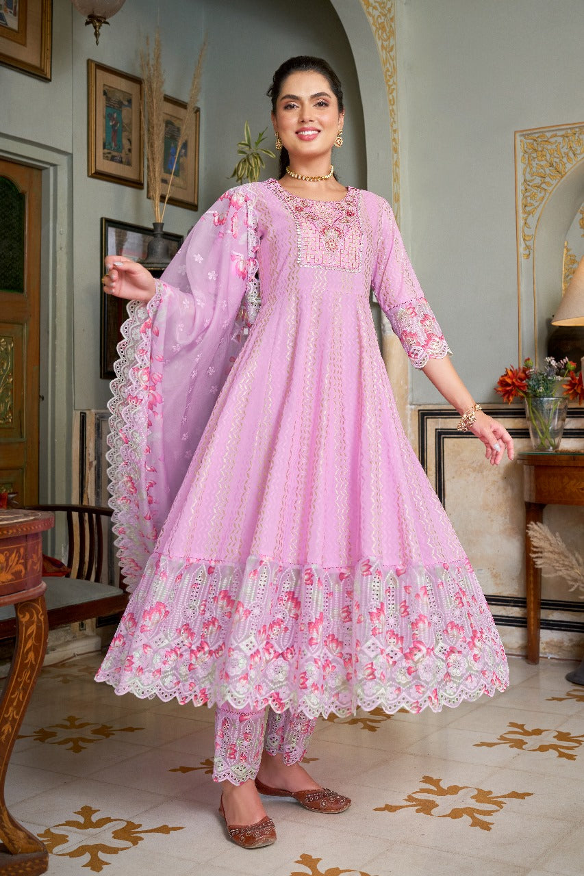 Rose Aura Anarkali